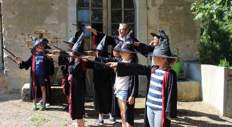 Groupe enfants Harry Potter.